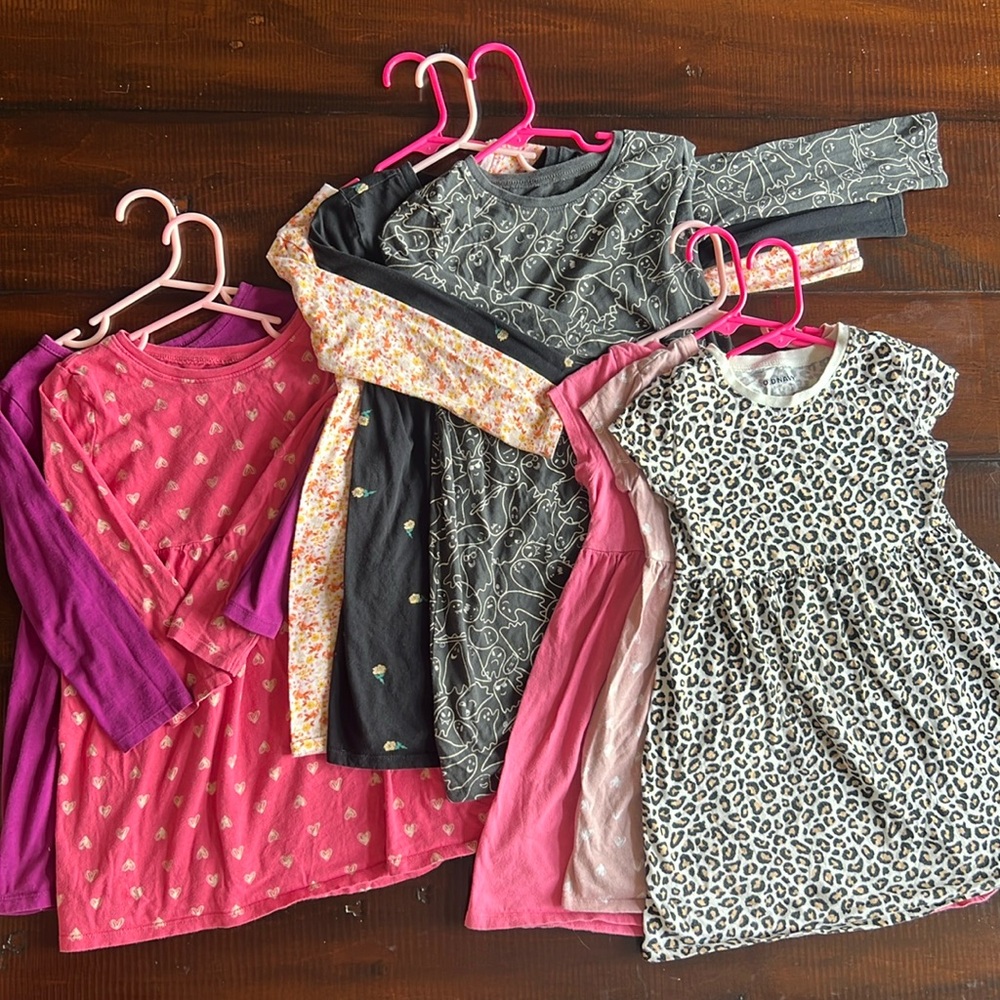 **5T Old Navy Girls Fall Dress Back to School Bundle